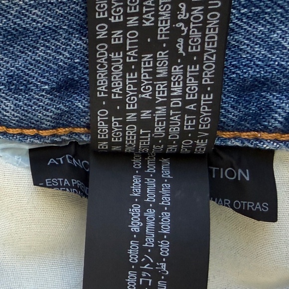 ZARA DENIM HIGH RISE WIDE LEG - Picture 8 of 11